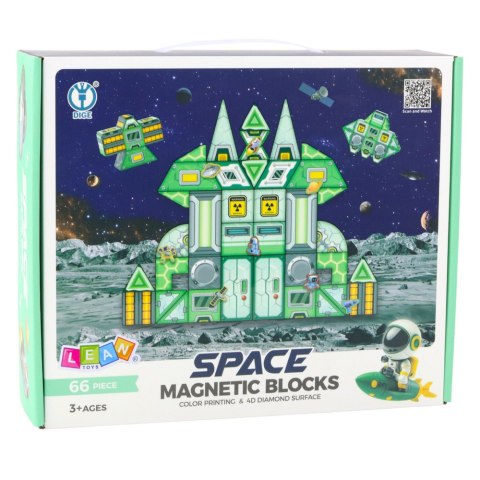KLOCKI MAGNETYCZNE KOSMOS STACJA KOSMICZNA 4D 3D ZESTAW KONSTRUKCYJNY 66EL KLOCKI MAGNETYCZNE KOSMOS STACJA KOSMICZNA 4D 3D ZESTAW KONSTRUKCYJNY 66EL