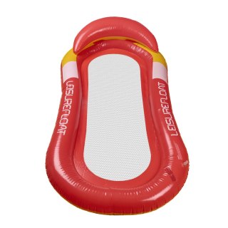 MATERAC DMUCHANY DO PŁYWANIA Z SIATKĄ DO 80KG 150X70CM ZAGŁÓWEK CZERWONY