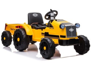 TRAKTOR NA AKUMULATOR Z PRZYCZEPĄ DLA DZIECKA CH9959 2X45W LED PILOT RADIO