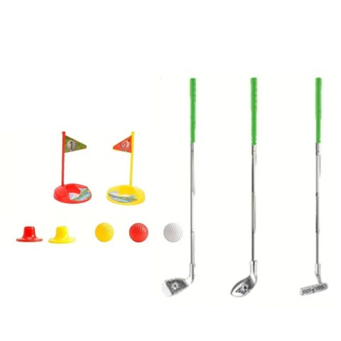 Zestaw Golfowy Dla Dzieci Kije Piłeczki Flagi Podstawki 48el Zestaw Golfowy Dla Dzieci Kije Piłeczki Flagi Podstawki 48el