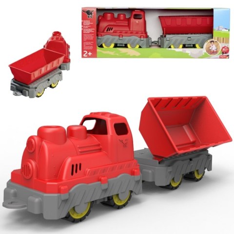 BIG Pociąg Towarowy Wagon z Wywrotką Zabawka do Piasku BIG Pociąg Towarowy Wagon z Wywrotką Zabawka do Piasku
