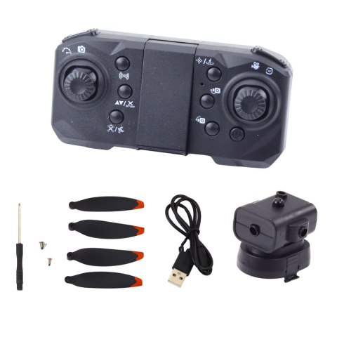 DRON ZDALNIE STEROWANY RC D6 PRO PODWÓJNA KAMERA HD LED GESTY 360 UNIK PILOT DRON ZDALNIE STEROWANY RC D6 PRO PODWÓJNA KAMERA HD LED GESTY 360 UNIK PILOT