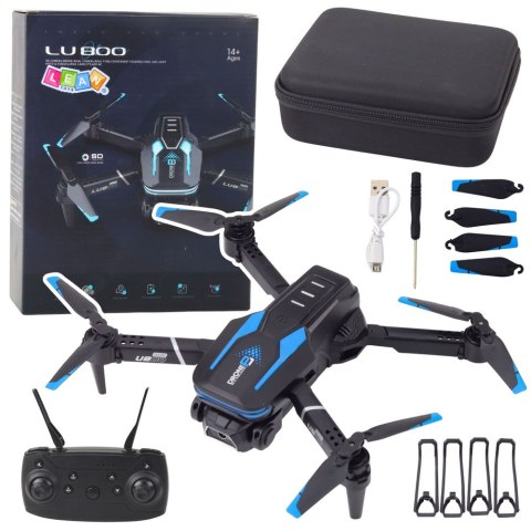DRON ZDALNIE STEROWANY RC LU800 KAMERA HD STABILIZACJA LED 360 UNIK PILOT DRON ZDALNIE STEROWANY RC LU800 KAMERA HD STABILIZACJA LED 360 UNIK PILOT