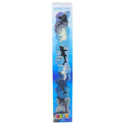Zestaw Mini Figurki Zwierzęta Morskie Przybrzeżne Mewa Rekin 6-8cm 6szt Zestaw Mini Figurki Zwierzęta Morskie Przybrzeżne Mewa Rekin 6-8cm 6szt