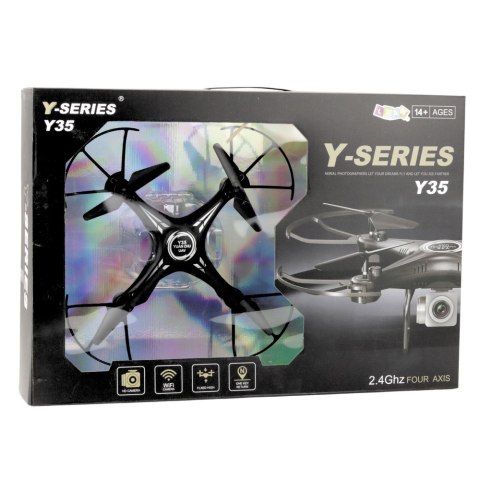DRON ZDALNIE STEROWANY RC Y-35 ŚWIATŁA LED OBRÓT 360 ŻYROSKOP PILOT 2.4GHz DRON ZDALNIE STEROWANY RC Y-35 ŚWIATŁA LED OBRÓT 360 ŻYROSKOP PILOT 2.4GHz