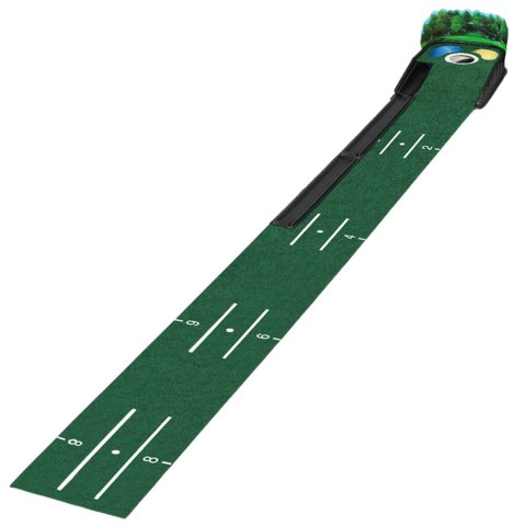 Mata Treningowa Z Filcu Do Gry W Golfa Odległości 3 Dołki 175cm Mata Treningowa Z Filcu Do Gry W Golfa Odległości 3 Dołki 175cm