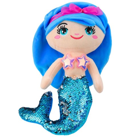 SYRENKA PLUSZOWA LALKA SZMACIANA PRZYTULANKA 30CM OGON W CEKINY HAFT SYRENKA PLUSZOWA LALKA SZMACIANA PRZYTULANKA 30CM OGON W CEKINY HAFT