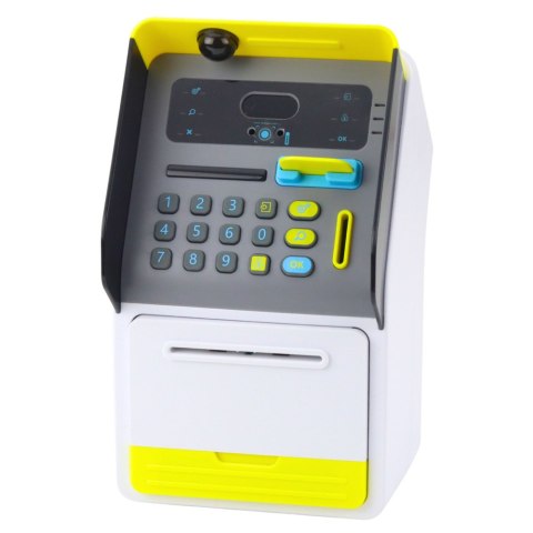 SKARBONKA BANKOMAT ELEKTRONICZNY SEJF KOD PIN KARTA KLAWIATURA SALDO ŻÓŁTA SKARBONKA BANKOMAT ELEKTRONICZNY SEJF KOD PIN KARTA KLAWIATURA SALDO ŻÓŁTA
