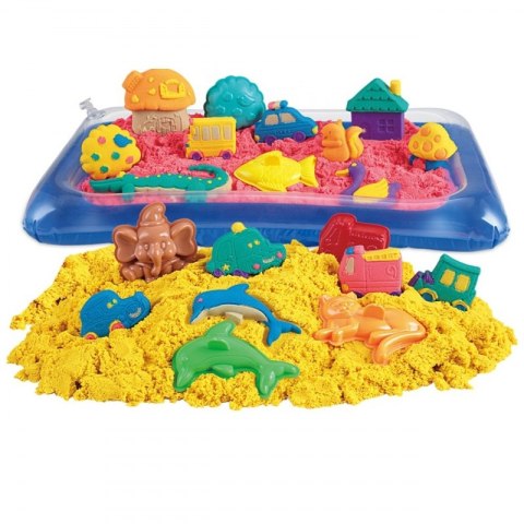 WOOPIE Piasek Kinetyczny 0,8 kg Zestaw w Koszyku z Foremkami + / WOOPIE Piasek Kinetyczny 0,8 kg Zestaw w Koszyku z Foremkami + /
