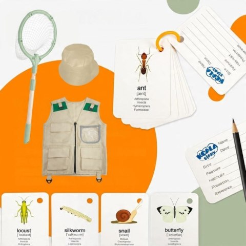 WOOPIE Discovery Zestaw Małego Odkrywcy Lornetka Kompas Siatka na Owady Motyle Latarka WOOPIE Discovery Zestaw Małego Odkrywcy Lornetka Kompas Siatka na Owady Motyle Latarka