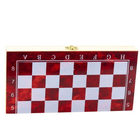 Zestaw Drewniana Gra 3W1 Szachy Tryktrak Warcaby Składana Plansza 24x24cm Zestaw Drewniana Gra 3W1 Szachy Tryktrak Warcaby Składana Plansza 24x24cm