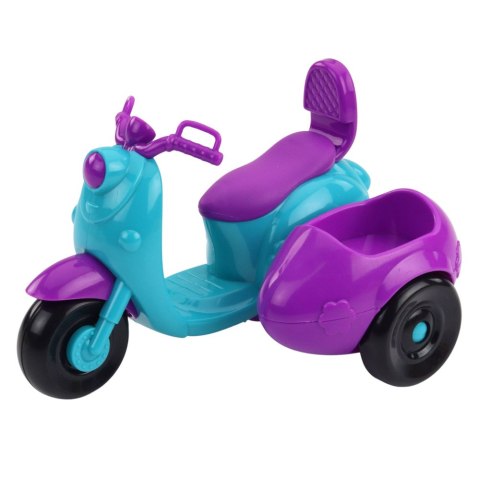 Zestaw Mini Laleczka Ankiki Na Skuterze Trójkołowym Piesek Zestaw Mini Laleczka Ankiki Na Skuterze Trójkołowym Piesek