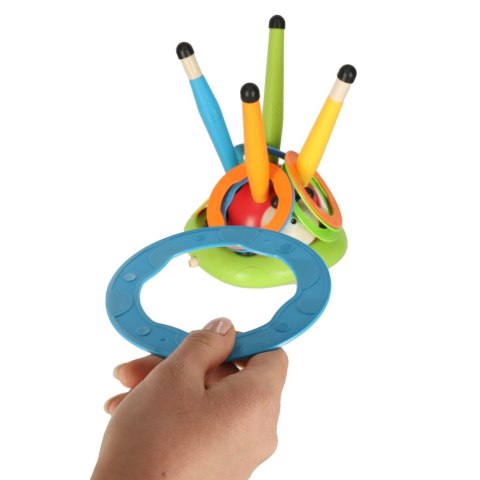 GRA ZRĘCZNOŚCIOWA INTERAKTYWNA BIEDRONKA WYRZUTNIA RZUT DO CELU 3W1 PILOT