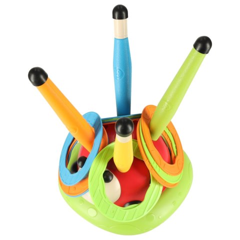 GRA ZRĘCZNOŚCIOWA INTERAKTYWNA BIEDRONKA WYRZUTNIA RZUT DO CELU 3W1 PILOT