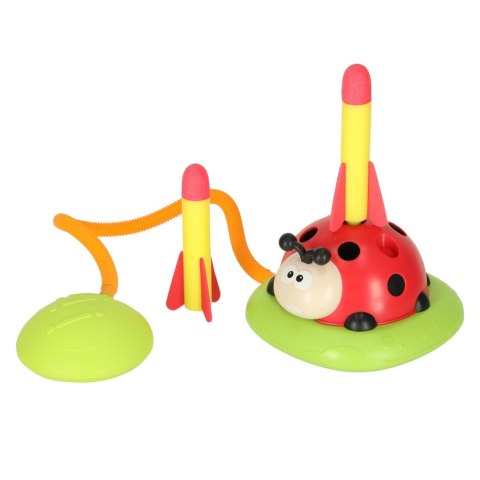 GRA ZRĘCZNOŚCIOWA INTERAKTYWNA BIEDRONKA WYRZUTNIA RZUT DO CELU 3W1 PILOT