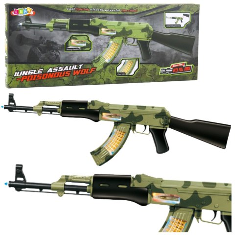 Karabin Wojskowy Moro Wibracje Światła Dźwięki 70cm Karabin Wojskowy Moro Wibracje Światła Dźwięki 70cm