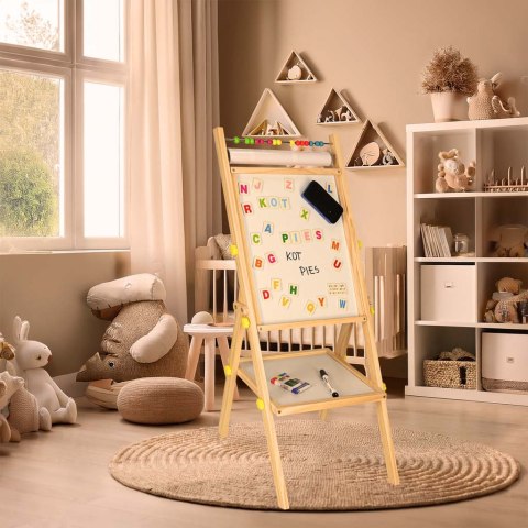 TABLICA EDUKACYJNA 4W1 KREDOWA MAGNETYCZNA SUCHOŚCIERALNA LICZYDŁO AKCESORIA TABLICA EDUKACYJNA 4W1 KREDOWA MAGNETYCZNA SUCHOŚCIERALNA LICZYDŁO AKCESORIA