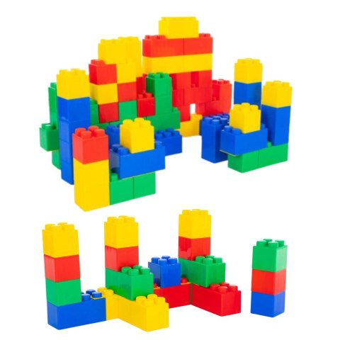 DUŻE KLOCKI KONSTRUKCYJNE KOLOROWE 28,5X9X9CM ZESTAW W TORBIE 20 EL. DUŻE KLOCKI KONSTRUKCYJNE KOLOROWE 28,5X9X9CM ZESTAW W TORBIE 20 EL.