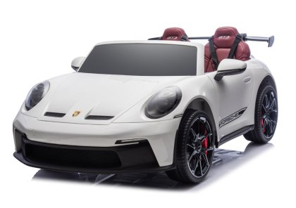 SAMOCHÓD NA AKUMULATOR DLA 2 DZIECI PORSCHE 911 GT3 24V EVA LED 2 SILNIKI