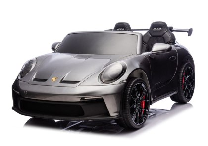 SAMOCHÓD NA AKUMULATOR DLA 2 DZIECI PORSCHE 911 GT3 24V LAKIER EVA LED 2 SILNIKI
