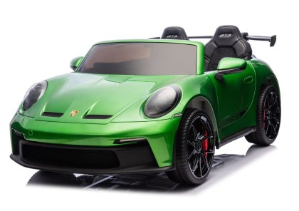 SAMOCHÓD NA AKUMULATOR DLA 2 DZIECI PORSCHE 911 GT3 24V LAKIER EVA LED 2 SILNIKI