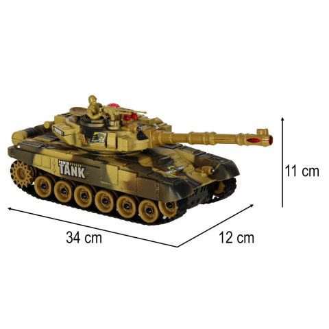 CZOŁG WALCZĄCY ZDALNIE STEROWANY RC WAR TANK 9993 DŹWIĘK LED PILOT 2.4G PUSTYNNY CZOŁG WALCZĄCY ZDALNIE STEROWANY RC WAR TANK 9993 DŹWIĘK LED PILOT 2.4G PUSTYNNY