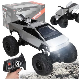 SAMOCHÓD ZDALNIE STEROWANY AUTO RC CYBER PICKUP 1:8 4X4 LED PILOT 2.4 AKU