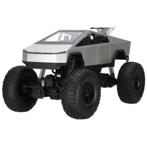 SAMOCHÓD ZDALNIE STEROWANY AUTO RC CYBER PICKUP 1:8 4X4 LED PILOT 2.4 AKU