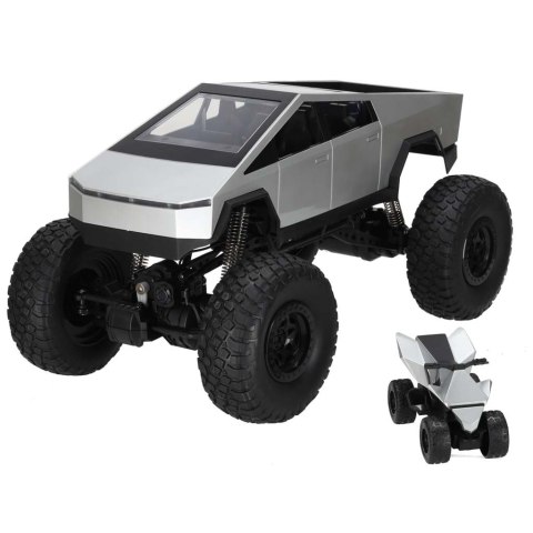 SAMOCHÓD ZDALNIE STEROWANY AUTO RC CYBER PICKUP 1:8 4X4 LED PILOT 2.4 AKU