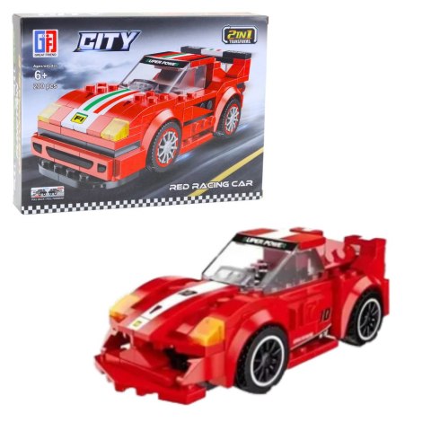 Klocki Konstrukcyjne 2w1 Auto Robot Napęd Pull-Back 194-216 el. Mix