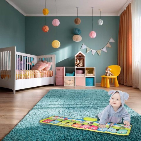 MATA EDUKACYJNA MUZYCZNA PIANINKO DLA DZIECI NAGRYWANIE ZWIERZĄTKA