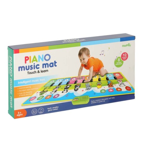 MATA EDUKACYJNA MUZYCZNA PIANINKO DLA DZIECI NAGRYWANIE ZWIERZĄTKA