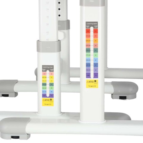 BIURKO DZIECIĘCE SZKOLNE REGULOWANE ERGONOMICZNE KRZESŁO LAMPKA LED USB