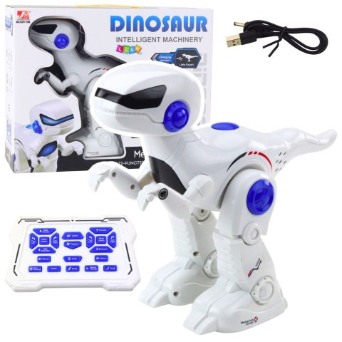 ROBOT DINOZAUR ZDALNIE STEROWANY TYRANOZAUR REX PROGRAMOWANIE RUCHÓW PILOT