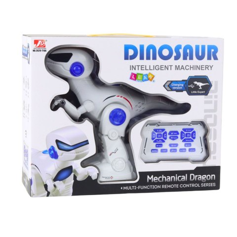 ROBOT DINOZAUR ZDALNIE STEROWANY TYRANOZAUR REX PROGRAMOWANIE RUCHÓW PILOT