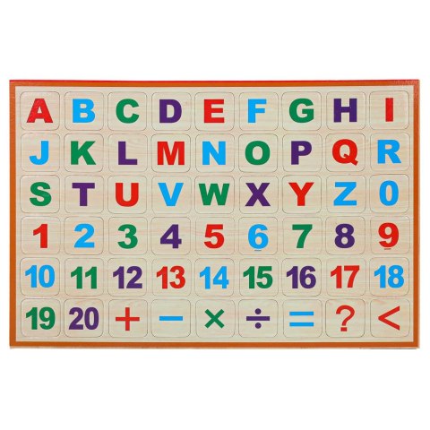 TABLICA KREDOWA SUCHOŚCIERALNA MAGNETYCZNA 42X32,5CM LICZYDŁO MAGNESY ZEGAR