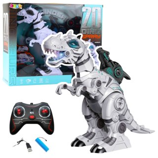 DINOZAUR ZDALNIE STEROWANY ROBOT RC DYM ŚWIATŁA DŹWIĘKI PILOT AKUMULATOR