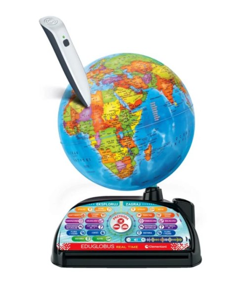GLOBUS EDUKACYJNY INTERAKTYWNY EDUGLOBUS EXPLOREGLOBE PIÓRO CLEMENTONI