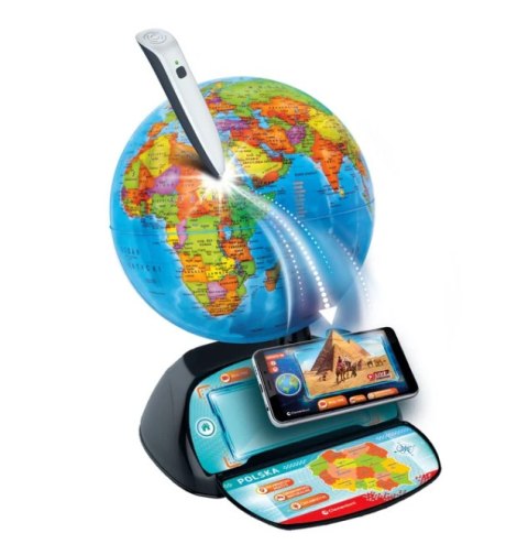 GLOBUS EDUKACYJNY INTERAKTYWNY EDUGLOBUS EXPLOREGLOBE PIÓRO CLEMENTONI