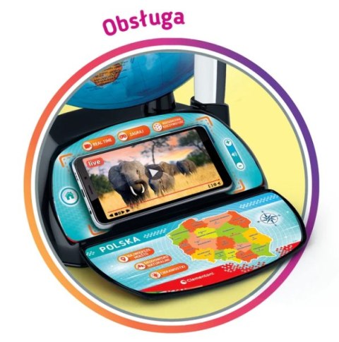 GLOBUS EDUKACYJNY INTERAKTYWNY EDUGLOBUS EXPLOREGLOBE PIÓRO CLEMENTONI