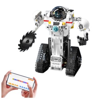 KLOCKI KONSTRUKCYJNE 3W1 ROBOT ŁAZIK SAMOLOT ZDALNIE STEROWANY ZESTAW 408EL