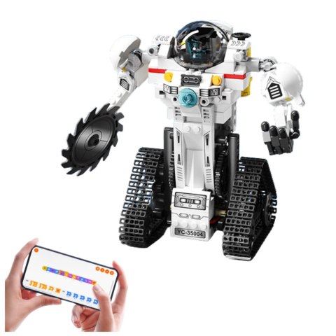 KLOCKI KONSTRUKCYJNE 3W1 ROBOT ŁAZIK SAMOLOT ZDALNIE STEROWANY ZESTAW 408EL