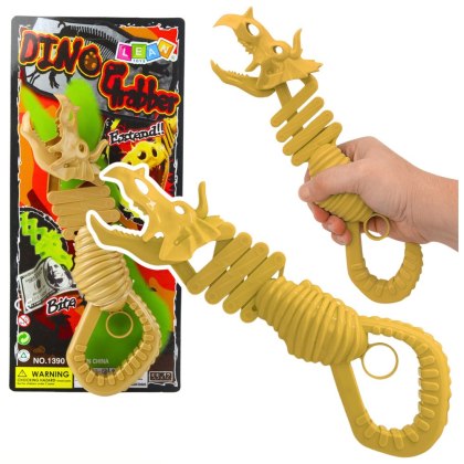 Gryzący Szkielet Dinozaur Chwytak Pistolet Brązowy