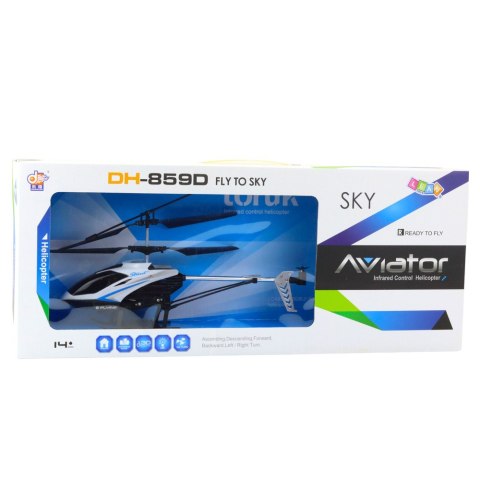 HELIKOPTER LATAJĄCY ZDALNIE STEROWANY RC AVIATOR DH-859D LED 360 PILOT AKU