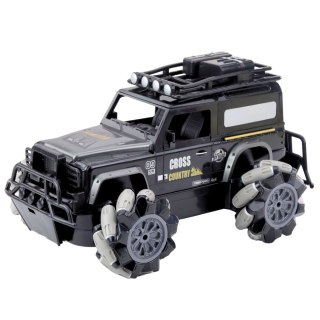 SAMOCHÓD ZDALNIE STEROWANY TERENOWY RC DRIFT 1:12 OBRÓT 360 ROLKI LED 2.4G