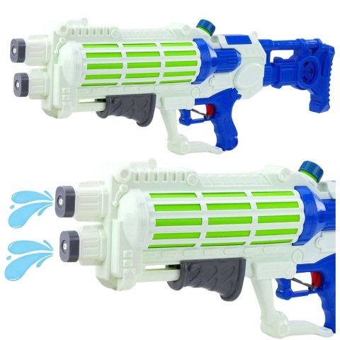 DUŻY PISTOLET KARABIN NA WODĘ 74CM PODWÓJNY STRUMIEŃ ZBIORNIK 1250 ML