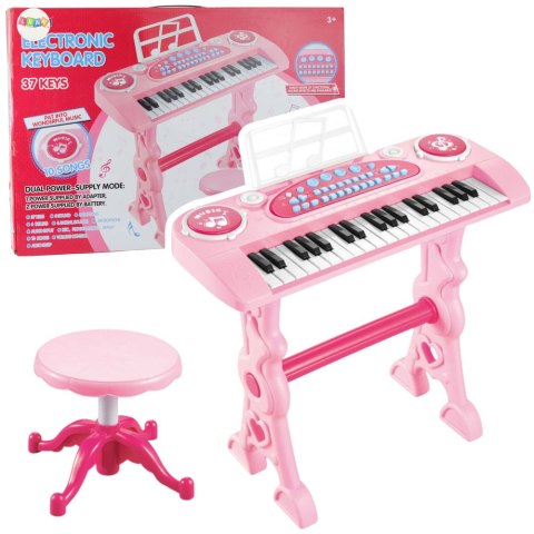 PIANINKO ELEKTRONICZNE KEYBOARD DLA DZIECI 37 KLAWISZY MIKROFON NAGRYWANIE