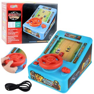 SYMULATOR JAZDY Z KIEROWNICĄ INTERAKTYWNY DLA DZIECI DŹWIĘKI KLAKSON MUZYKA
