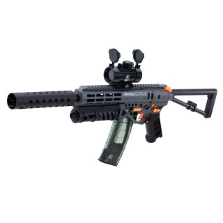 KARABIN ELEKTRYCZNY MK7 NA KULKI WODNE 2 MAGAZYNKI OKULARY CELOWNIK AKUMULATOR