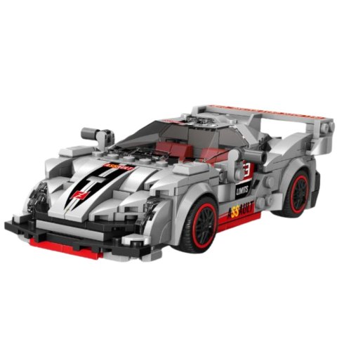 KLOCKI KONSTRUKCYJNE 2W1 AUTO SPORTOWE WYŚCIGOWE ROBOT ZESTAW 363 EL.
